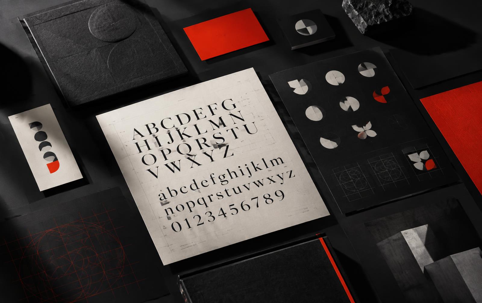 Editorial composition for Brand Identity